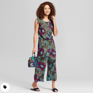 Fun Floral Jumpsuit with Pockets